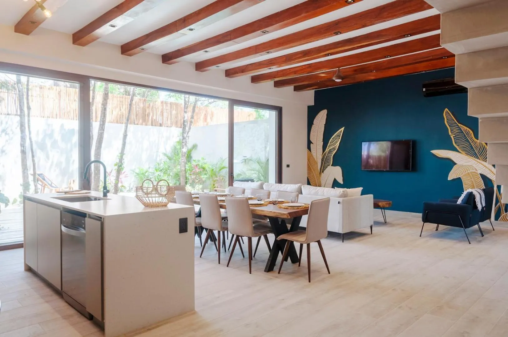 El Rey Loro - Lux 4 Bed Villa @Bluedeertulum Mexico